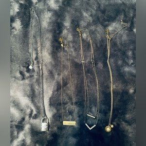 ❌SOLD❌ 3 Michael Kors necklaces & 1 Kate Spade necklace